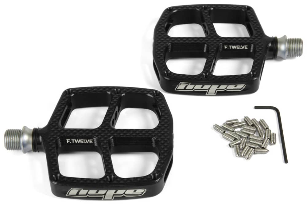 Hope Technology Hope Technology | F12 Kids Flat Pedals Silver | Aluminum