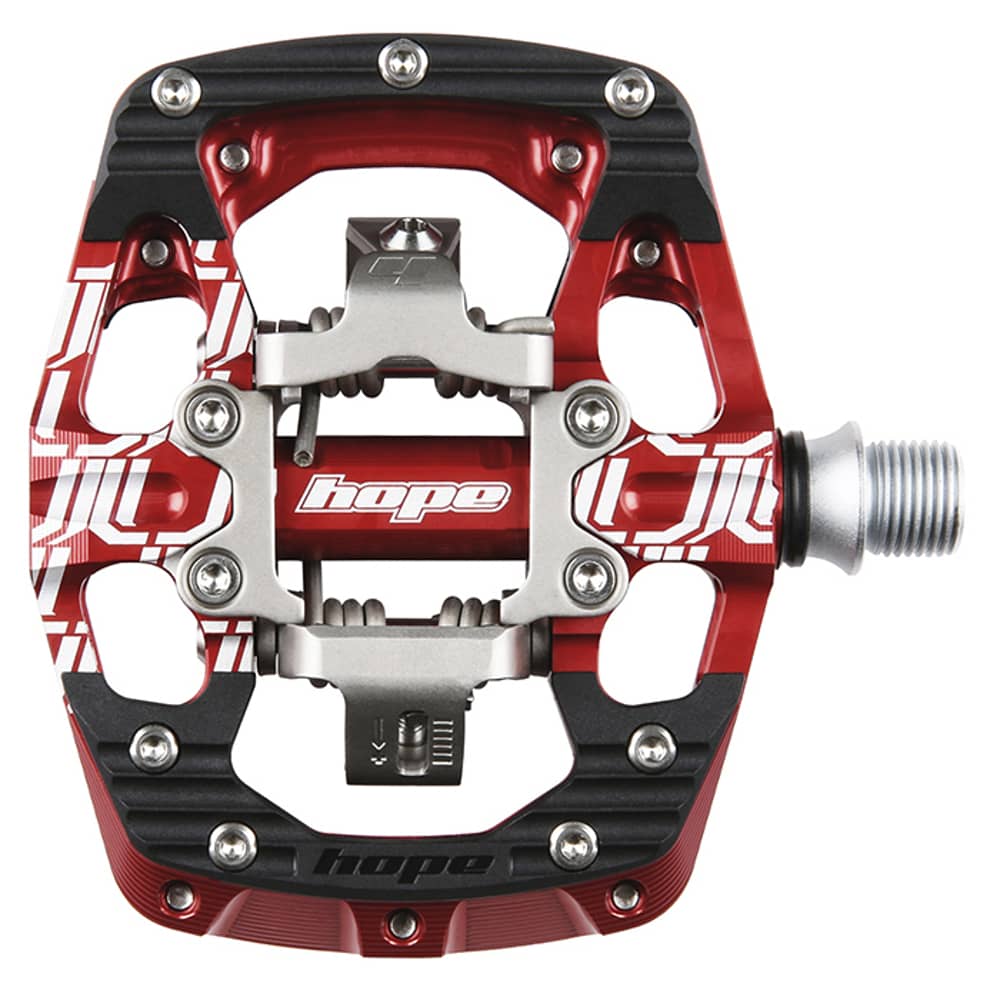 Hope Technology | Union Gc Clip Pedals Red | Aluminum