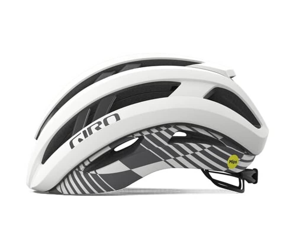 Giro Aries Spherical Helmet in Matte White Charcoal Rush - Image 2 of 4