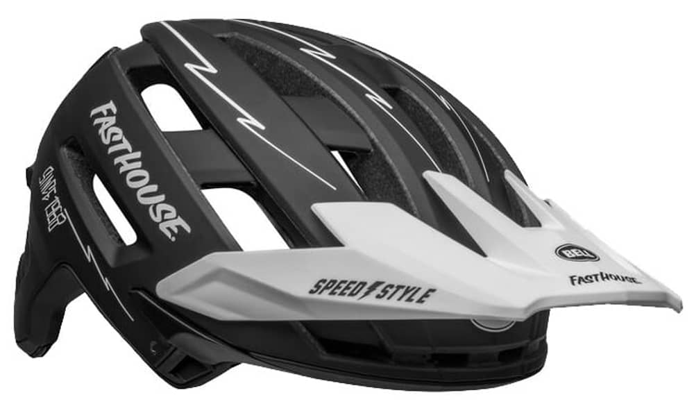 Bell Super Air R Spherical Helmet in Fasthouse Matte Black - Image 3 of 7