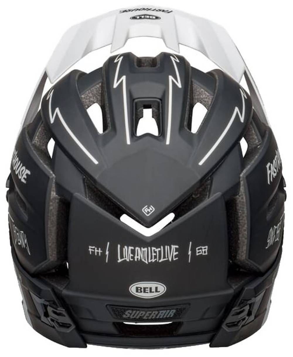 Bell Super Air R Spherical Helmet in Fasthouse Matte Black - Image 5 of 7