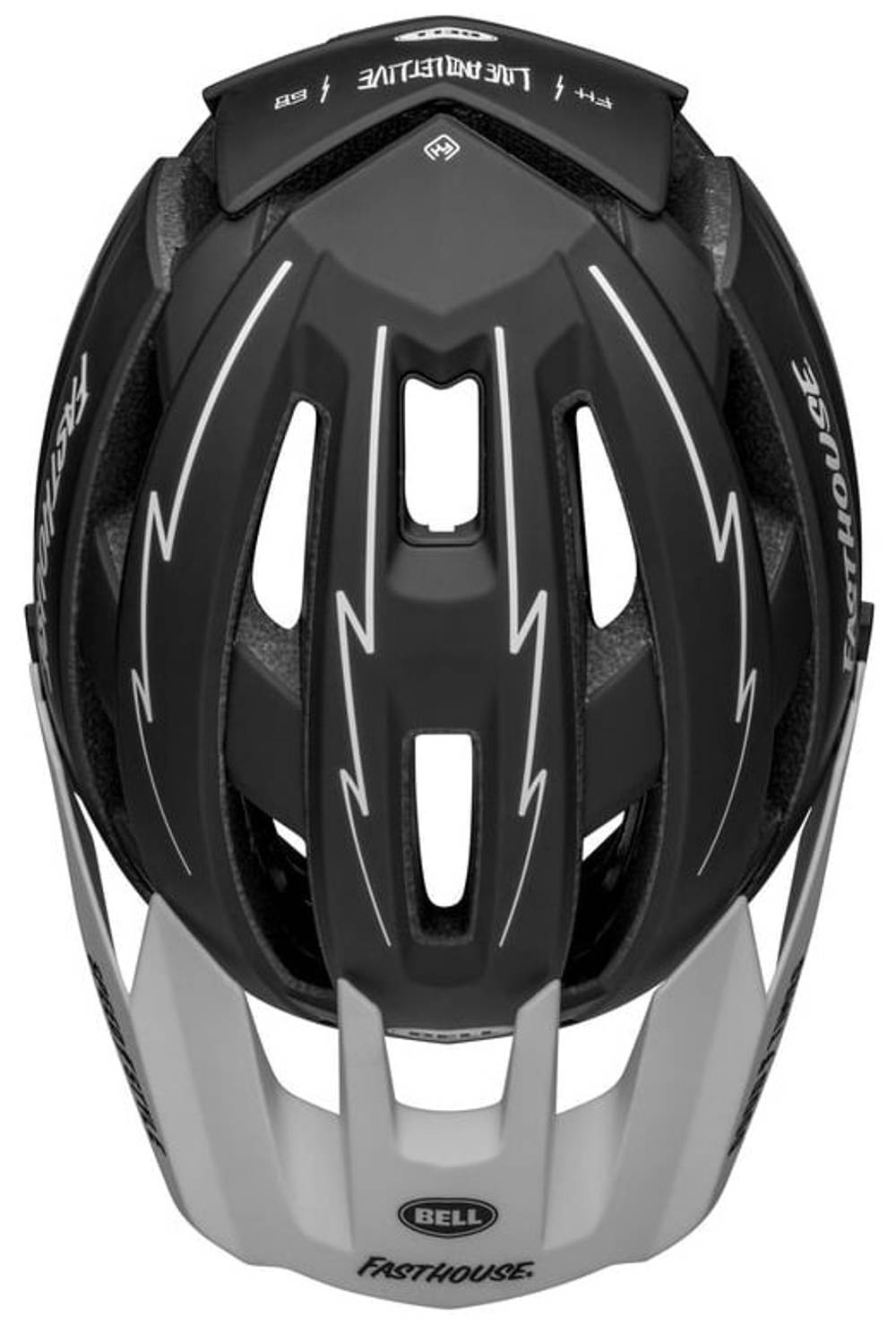 Bell Super Air R Spherical Helmet in Fasthouse Matte Black - Image 7 of 7