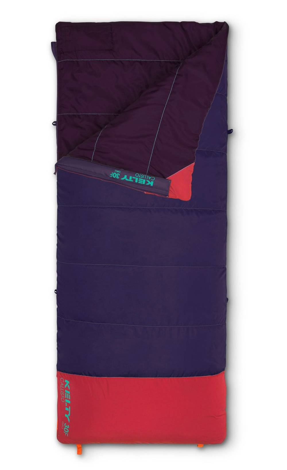 Kelty Callisto Kids 30 Sleeping Bag in Italian Plum - Image 2 of 2