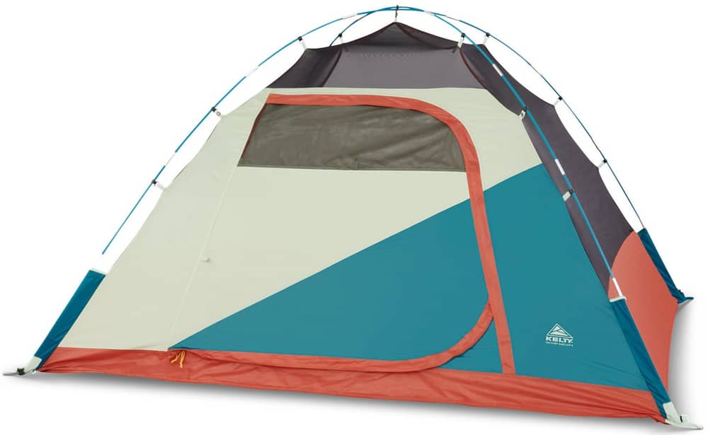 Kelty Discovery Basecamp 4P Tent in Laurel Green/Stormy Blue - Image 3 of 6