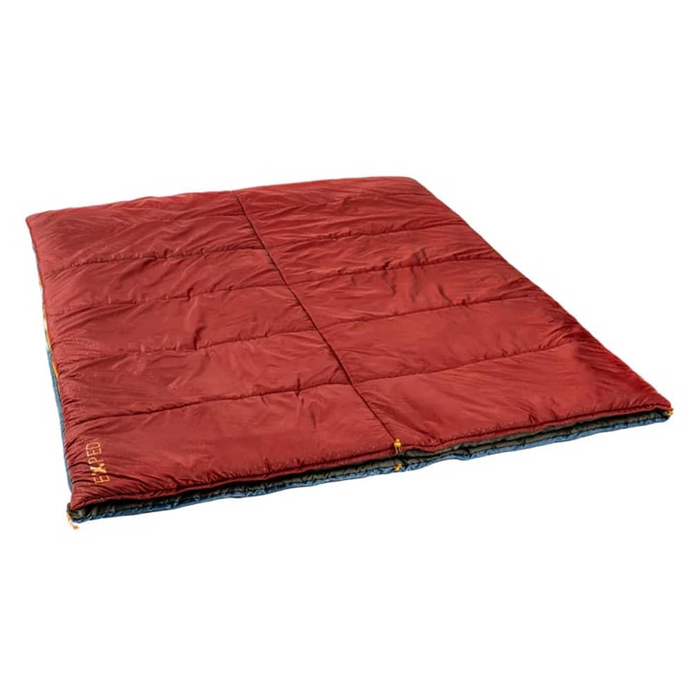 Exped Megasleep Sleeping Bag Duo in Burgundy/Ocean - Image 3 of 5