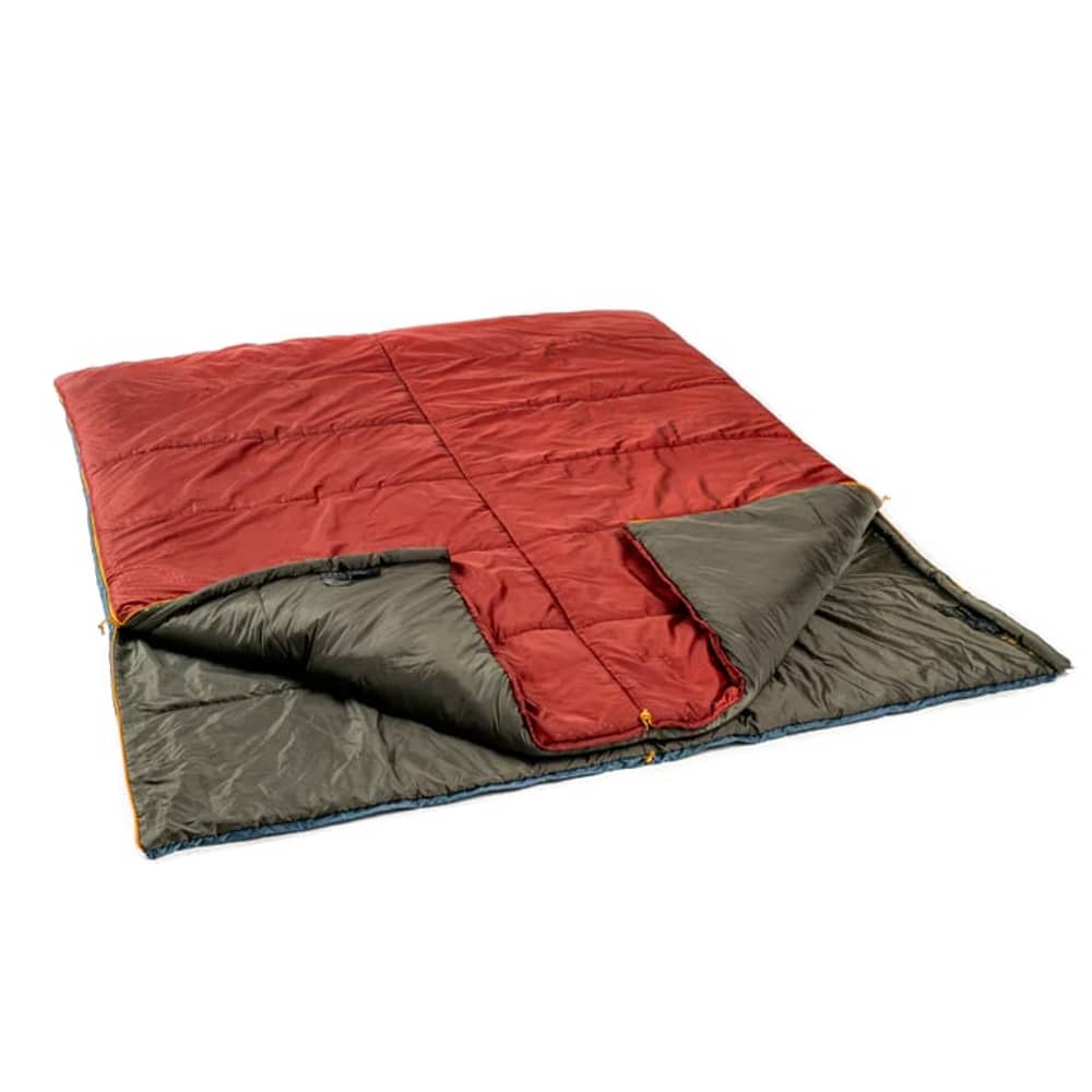 Exped Megasleep Sleeping Bag Duo in Burgundy/Ocean - Image 4 of 5