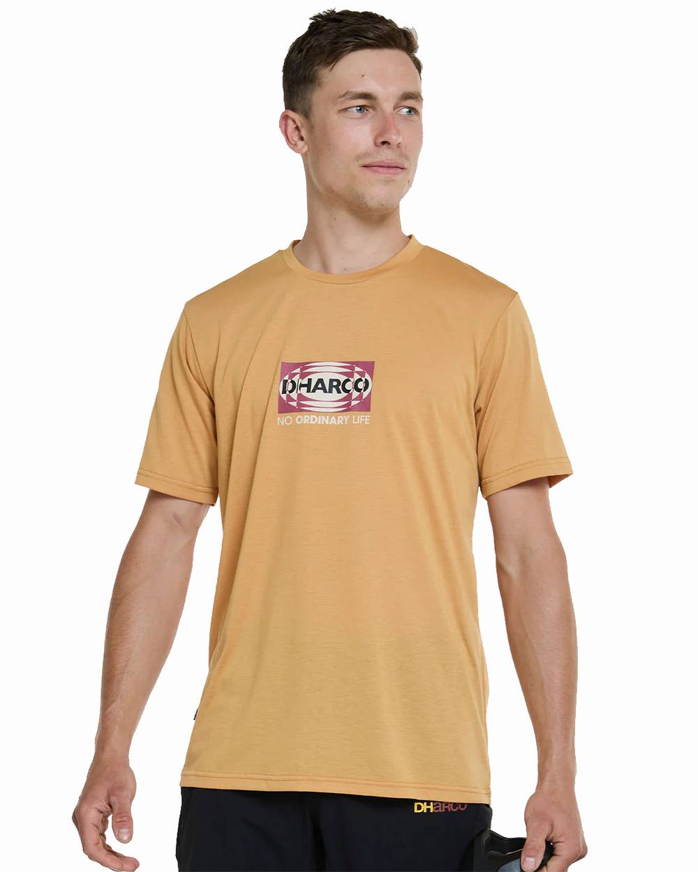 Dharco Dharco | Men's Short Sleeve Tech T-Shirt | Size Small In Golden