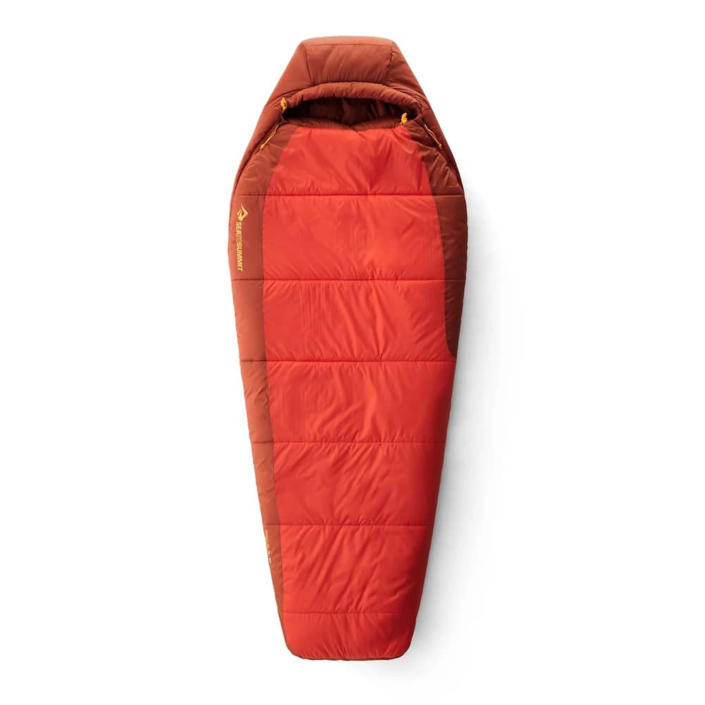 Sea to Summit Hamelin Women's Synthetic Sleeping Bag 30F in Spicy Orange - Image 2 of 7