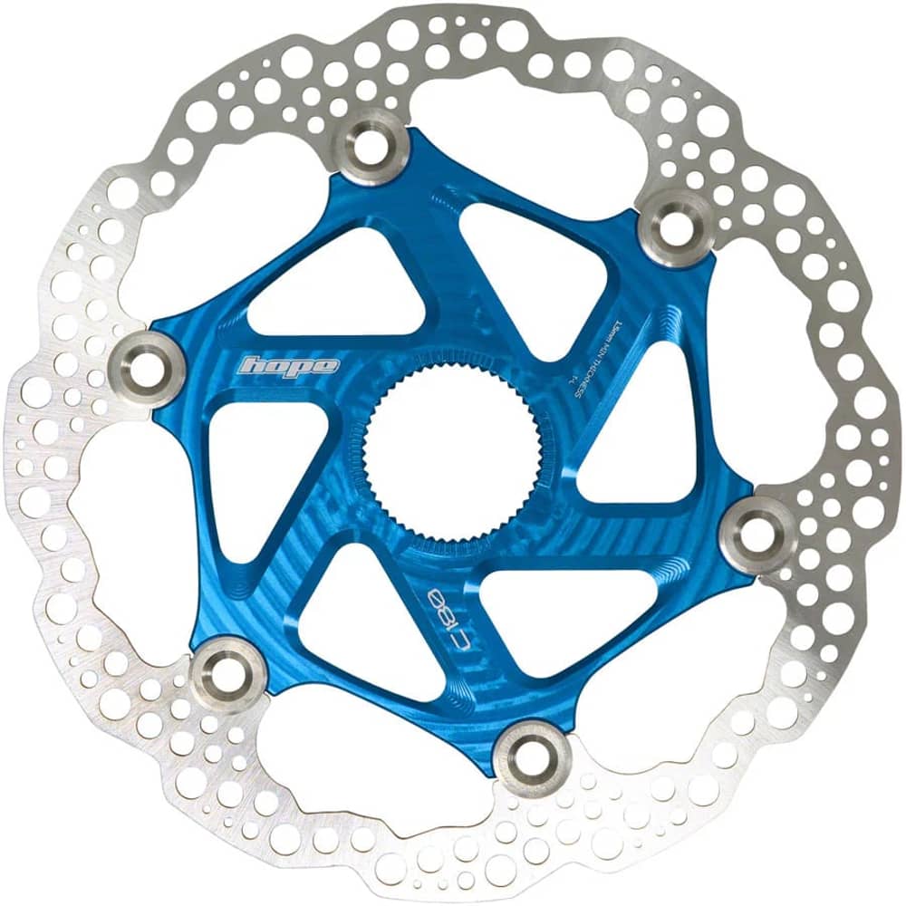 Hope MTB Centre Lock Disc Rotor in Blue - Image 1 of 1