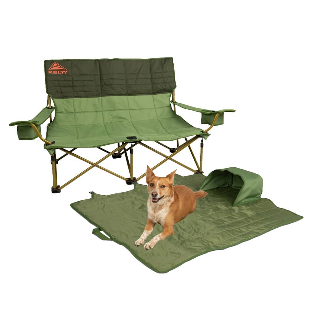 Kelty Low-Loveseat in Dill/Duffle - Image 6 of 8