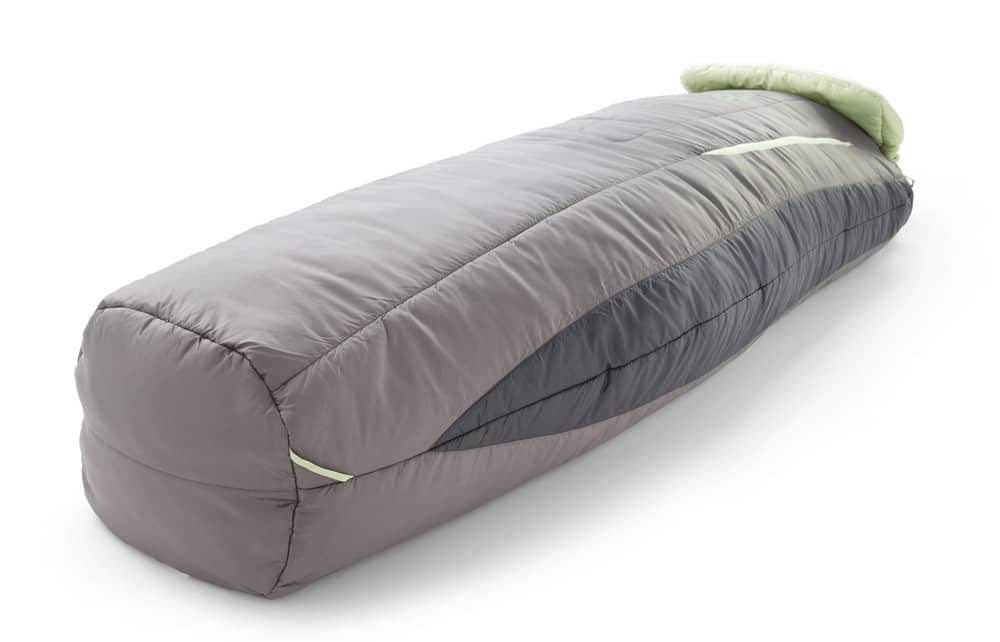 Nemo Forte Womens 35 Sleeping Bag in Plum Gray/Celadon Green - Image 4 of 5