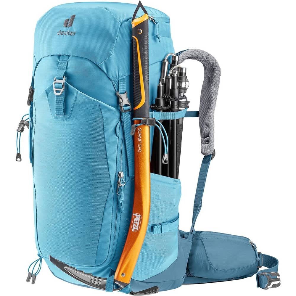 Deuter Trail Pro 34 SL Backpack Women's in Lagoon/Atlantic - Image 3 of 6
