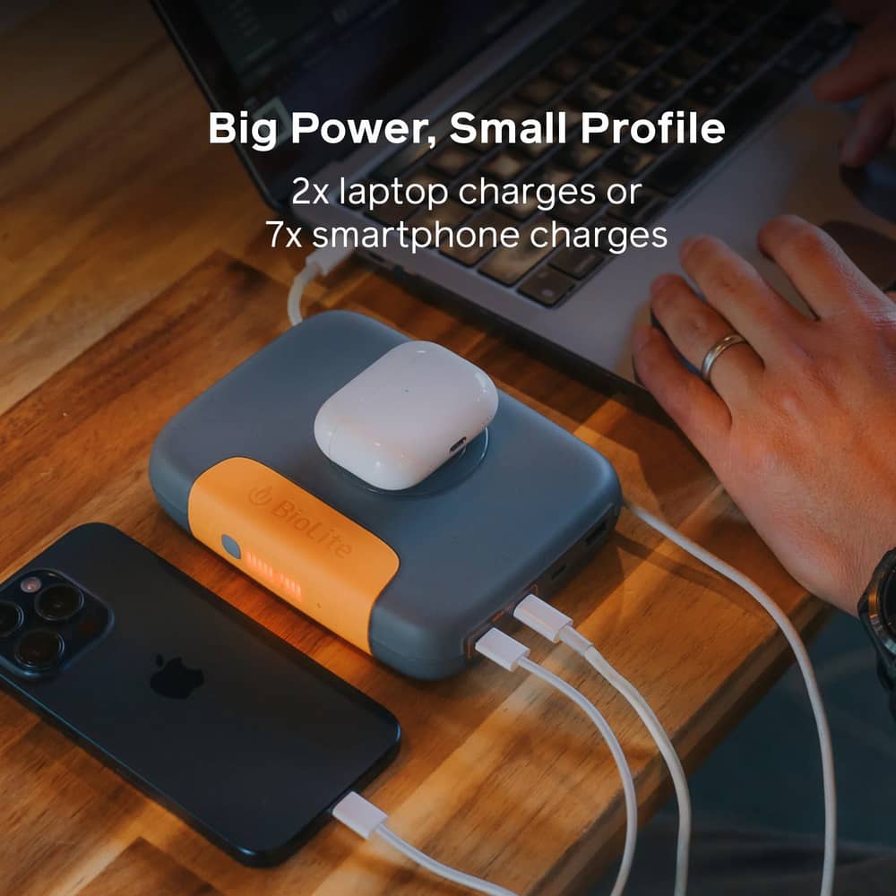 BioLite Charge 100 MAX Power Bank in Grey - Image 3 of 3