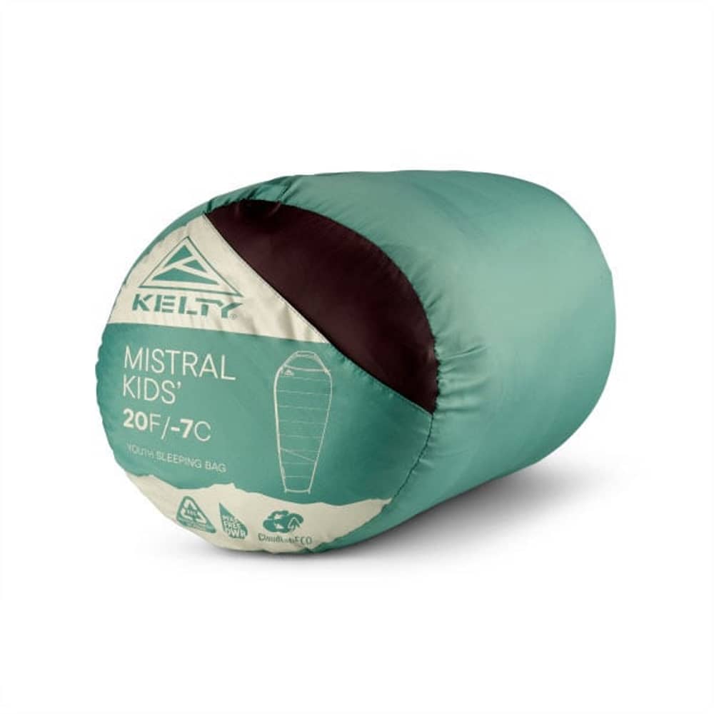Kelty Mistral Kids 20 Sleeping Bag in Malachite - Image 3 of 12