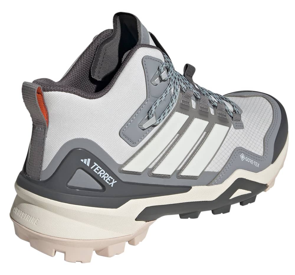 Adidas Terrex Skychaser Mid GORE-TEX Women's Hiking Shoes in Grey One/Off White/Grey Three - Image 3 of 5
