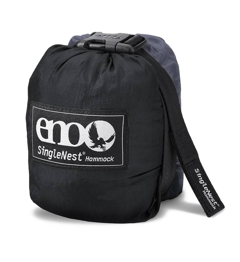 ENO SingleNest Hammock in Black/Charcoal - Image 2 of 3