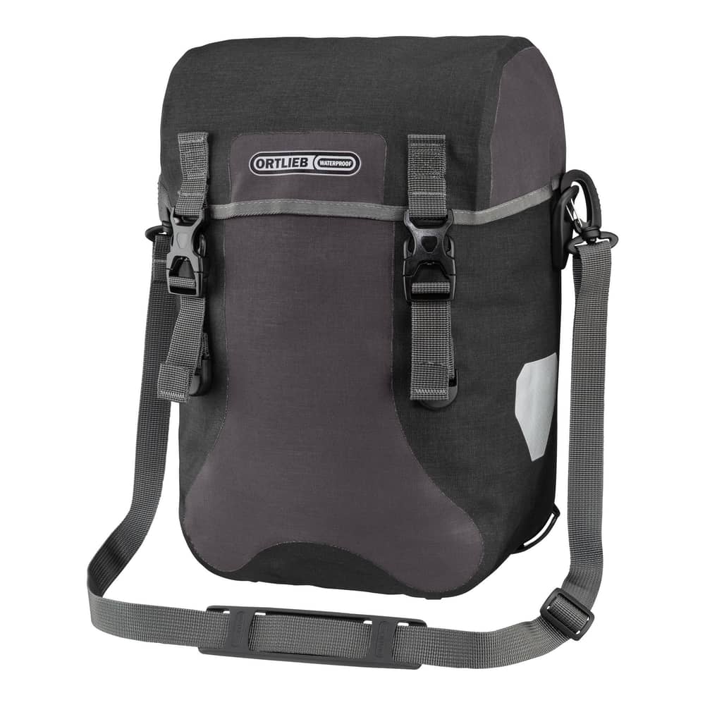 Ortlieb Sport-Packer Plus Pannier - 30L Pair in Granite/Black - Image 2 of 5