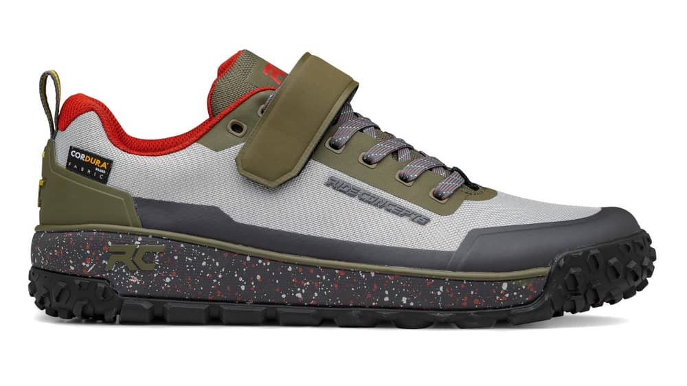 Ride Concepts Men's Tallac Clip Shoe in Grey/Olive - Image 1 of 4