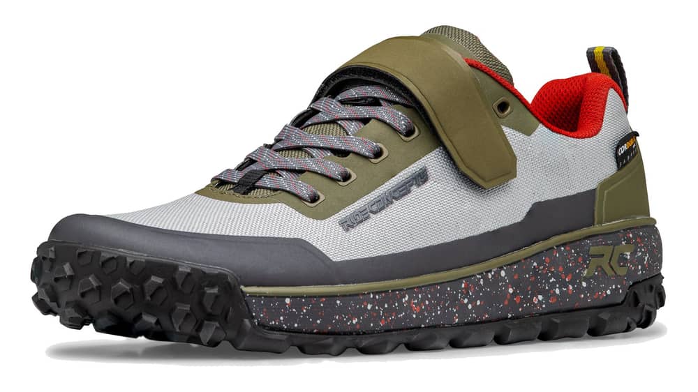 Ride Concepts Men's Tallac Clip Shoe in Grey/Olive - Image 2 of 4