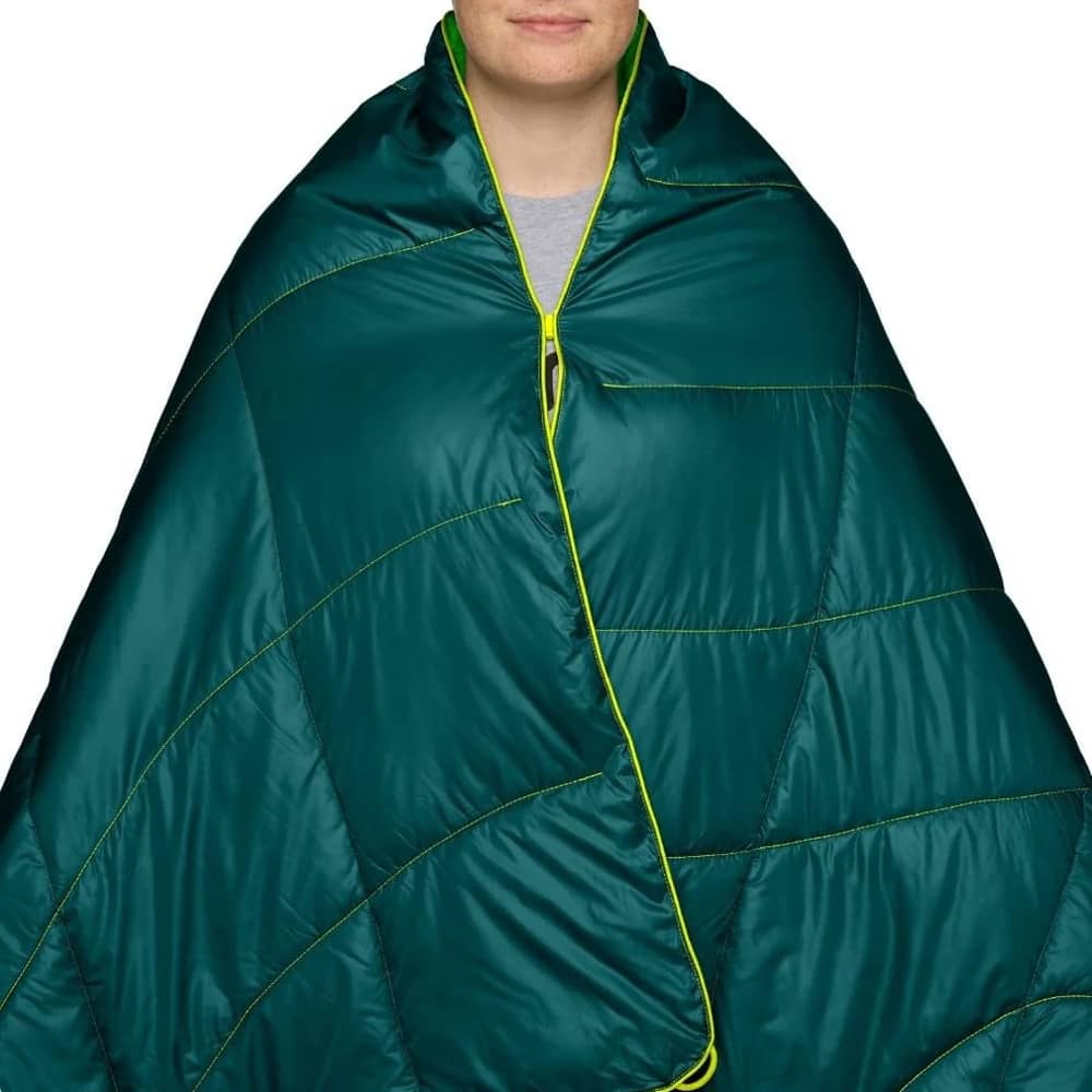 Rumpl Backcountry Puffy 2 Person Blanket in Sea Moss - Image 4 of 4