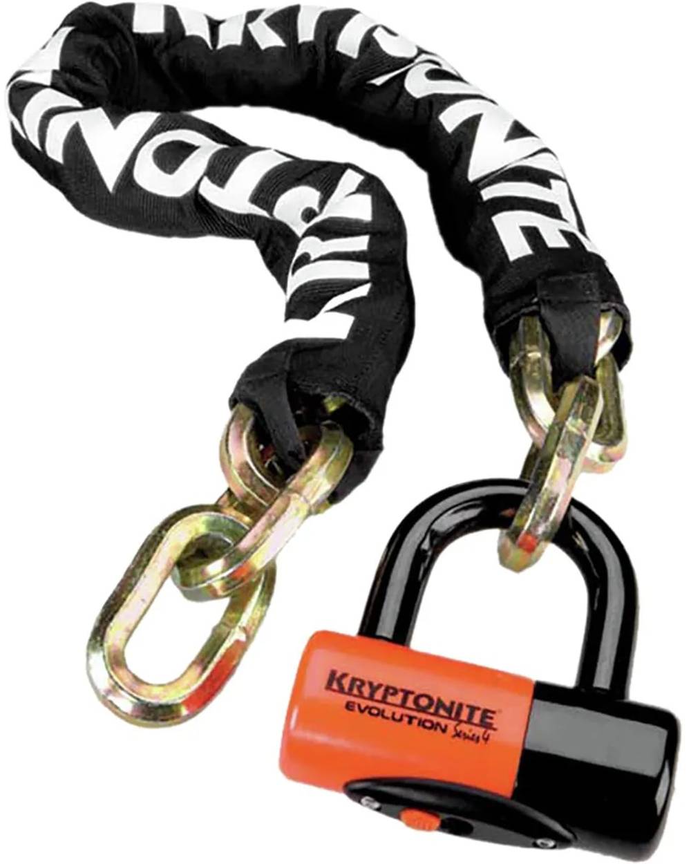 Kryptonite New York Chain 1210 and Evolution Disc Lock in Black - Image 1 of 2