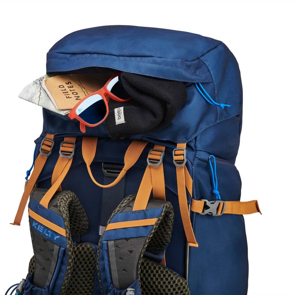 Kelty Glendale 85 Backpack in Pageant Blue/Cathay Spice - Image 6 of 8