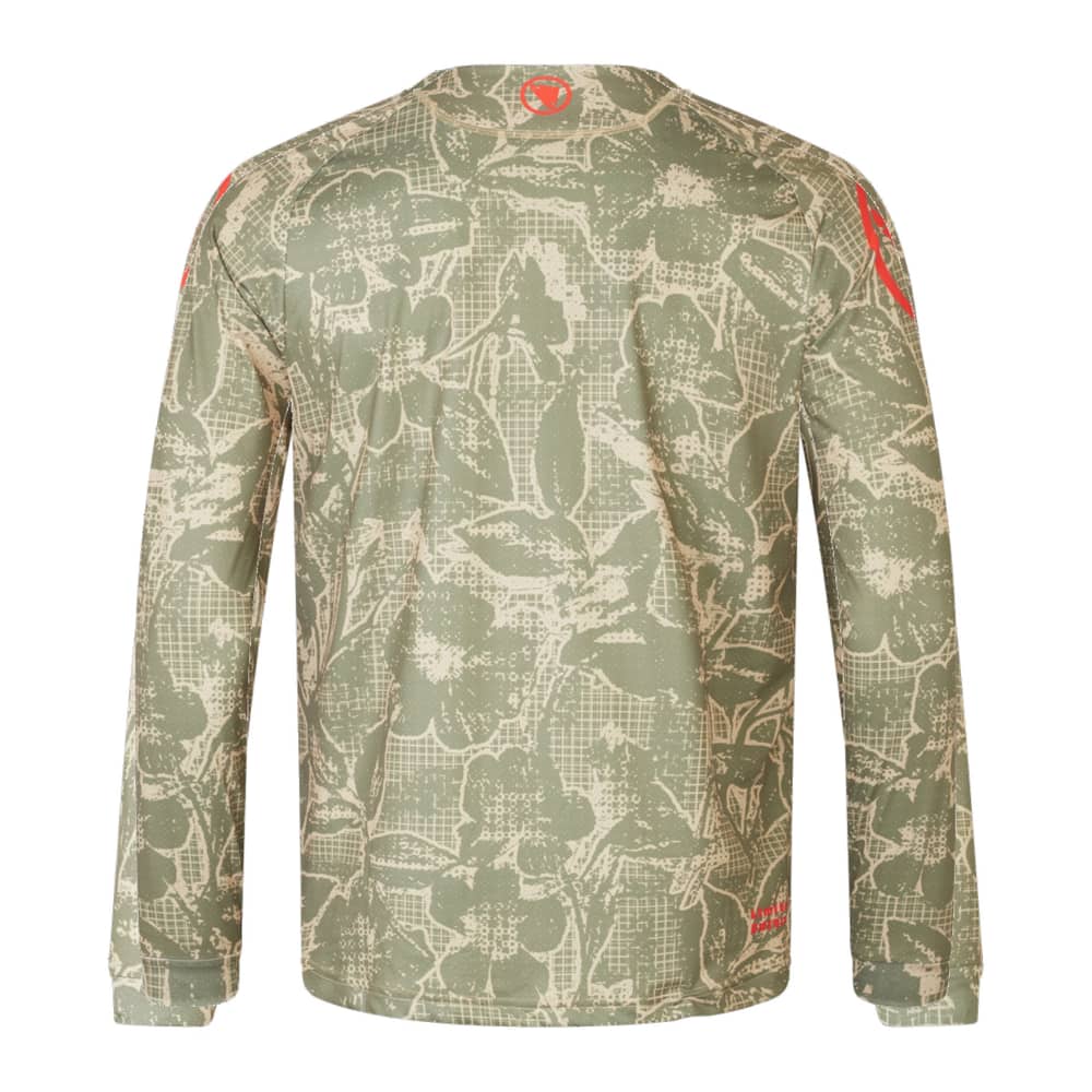 Endura Grid Floral Ltd Printed L/S Tee