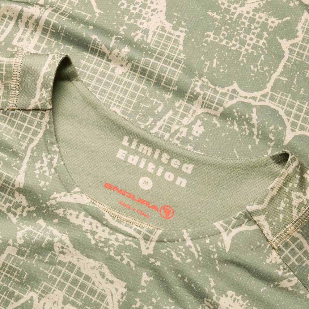 Endura Grid Floral Ltd Printed L/S Tee