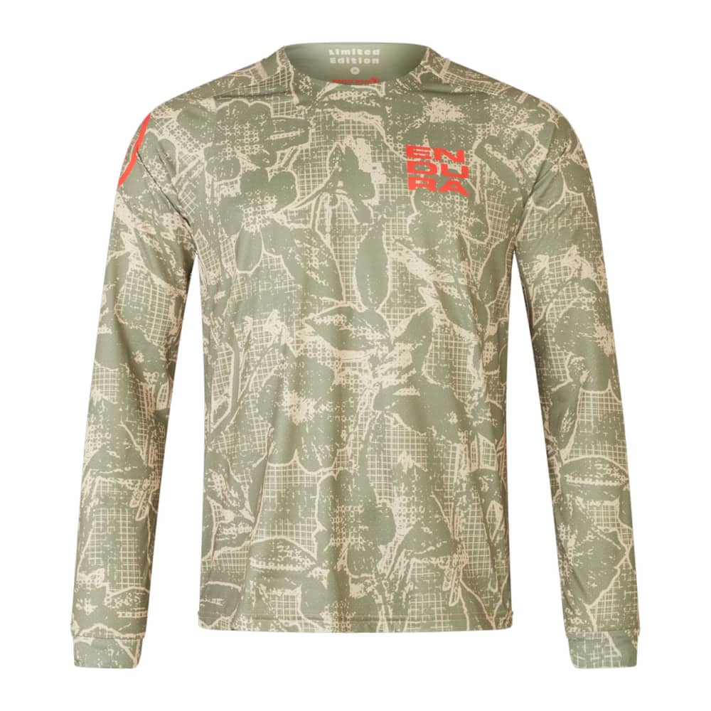Endura Grid Floral Ltd Printed L/S Tee