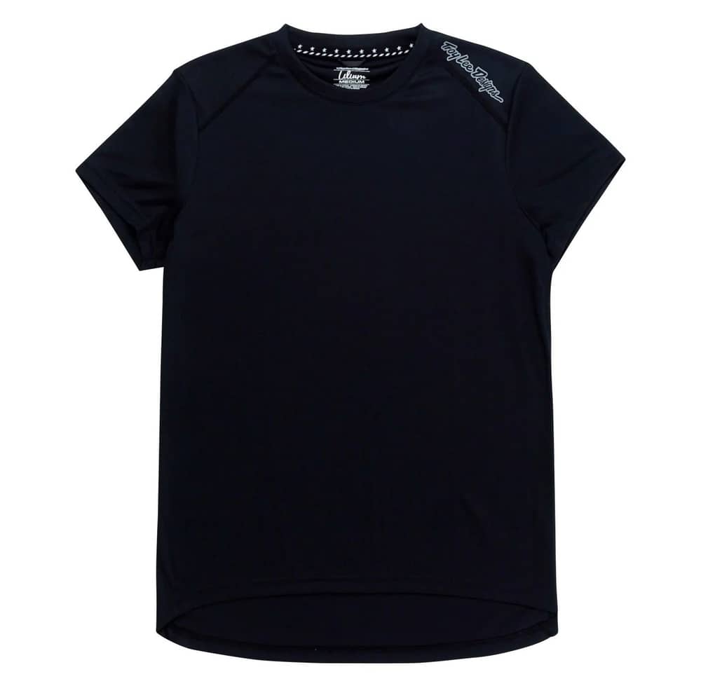 Troy Lee Designs Womens Lilium SS Jersey in Mono Black - Image 1 of 2