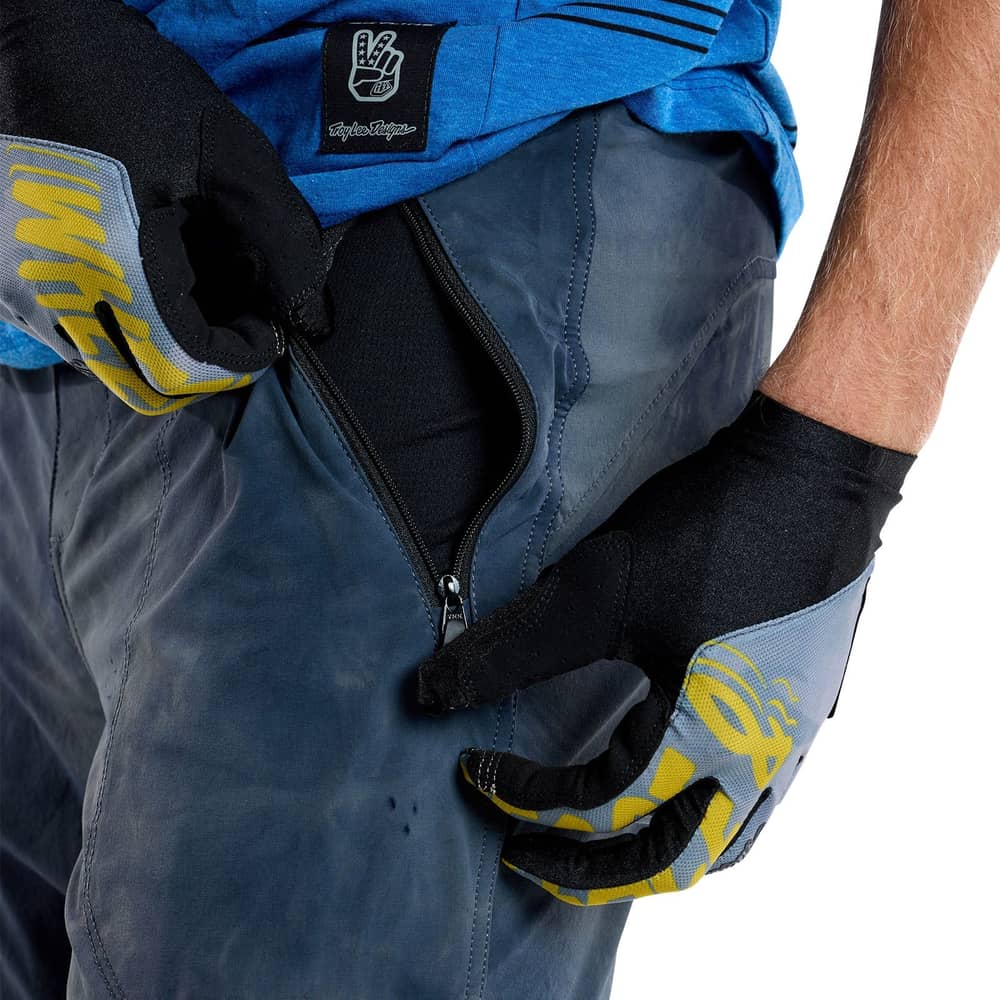 Troy Lee Designs Skyline Trail Short Shell in Washed Out Dark Cloud - Image 7 of 9