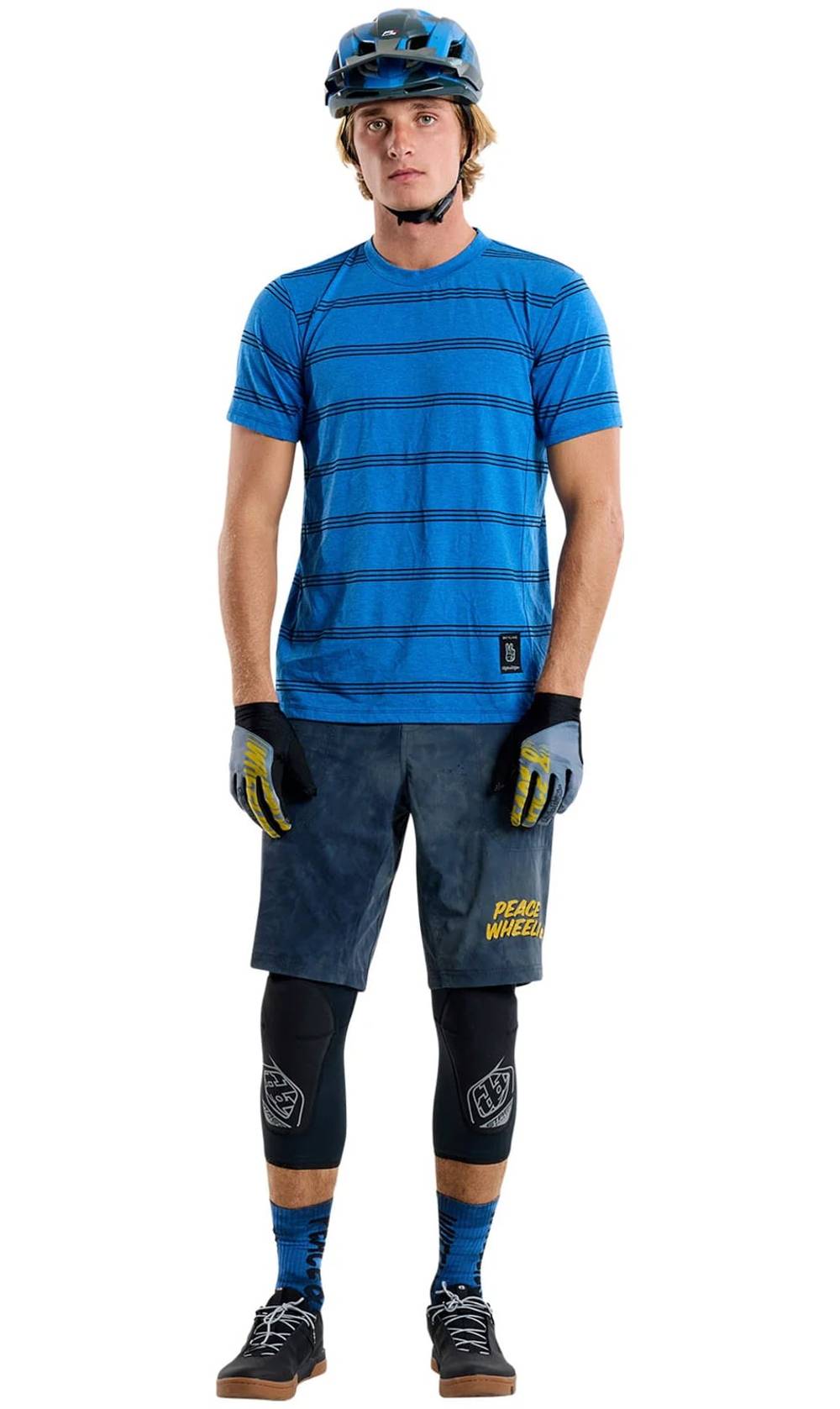 Troy Lee Designs Skyline Trail Short Shell in Washed Out Dark Cloud - Image 8 of 9