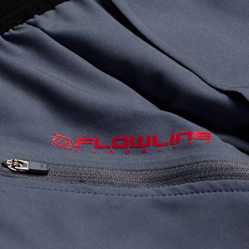 Troy Lee Designs Flowline Superlyte Short in Mono Steel Blue - Image 4 of 8