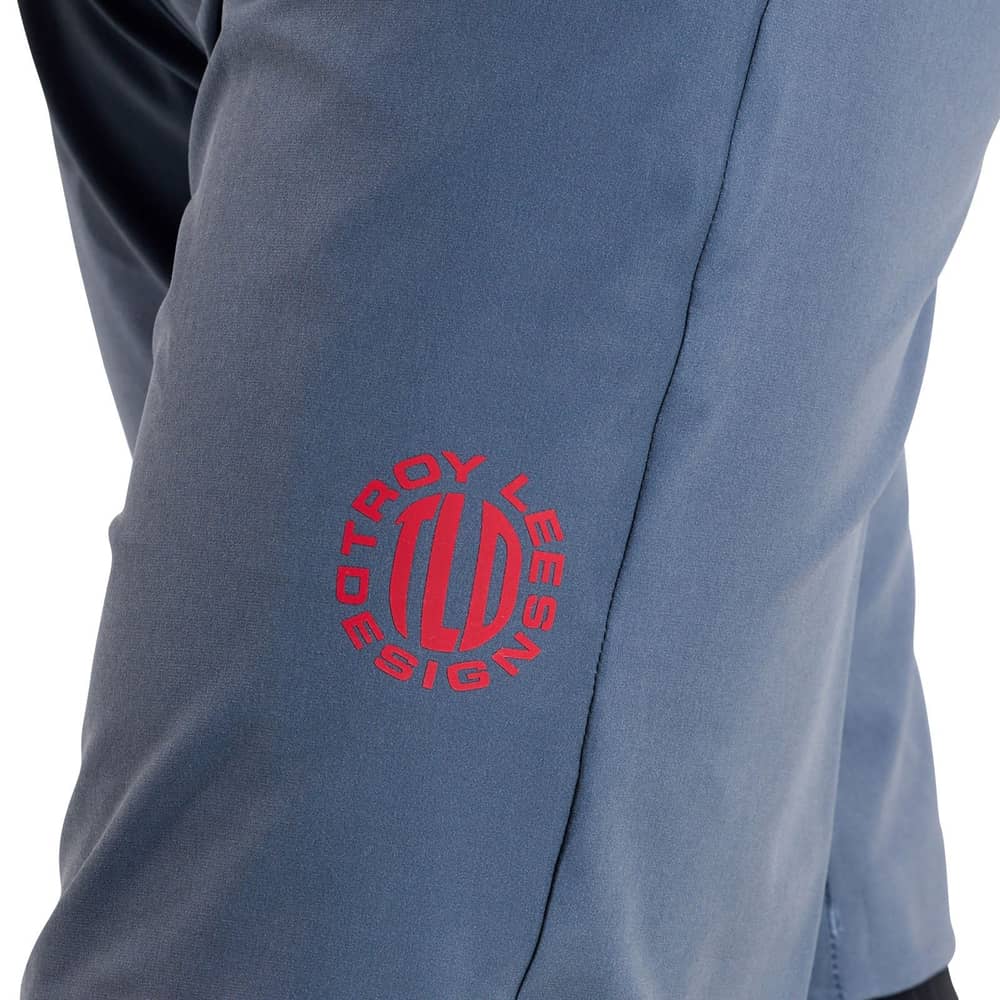 Troy Lee Designs Flowline Superlyte Short in Mono Steel Blue - Image 8 of 8