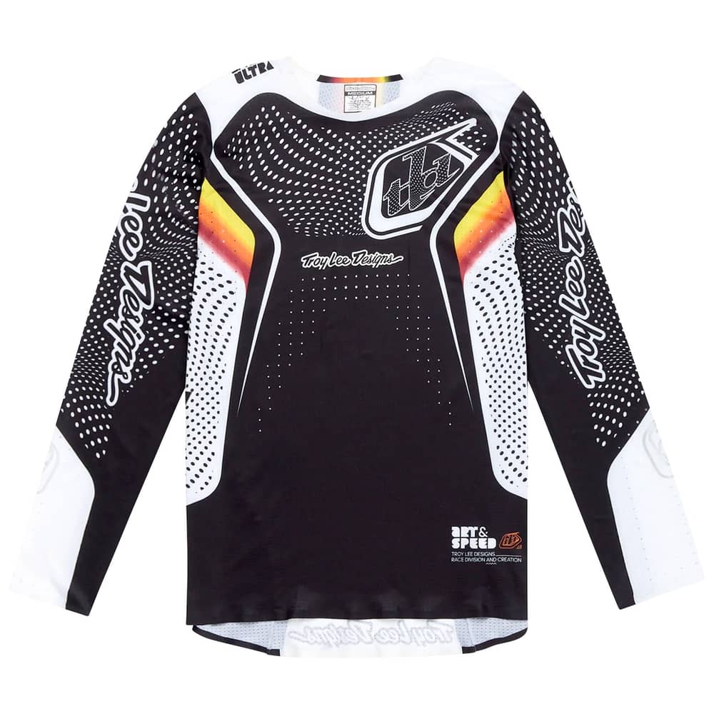 Troy Lee Designs Sprint Ultra Jersey in Optic Black - Image 1 of 2