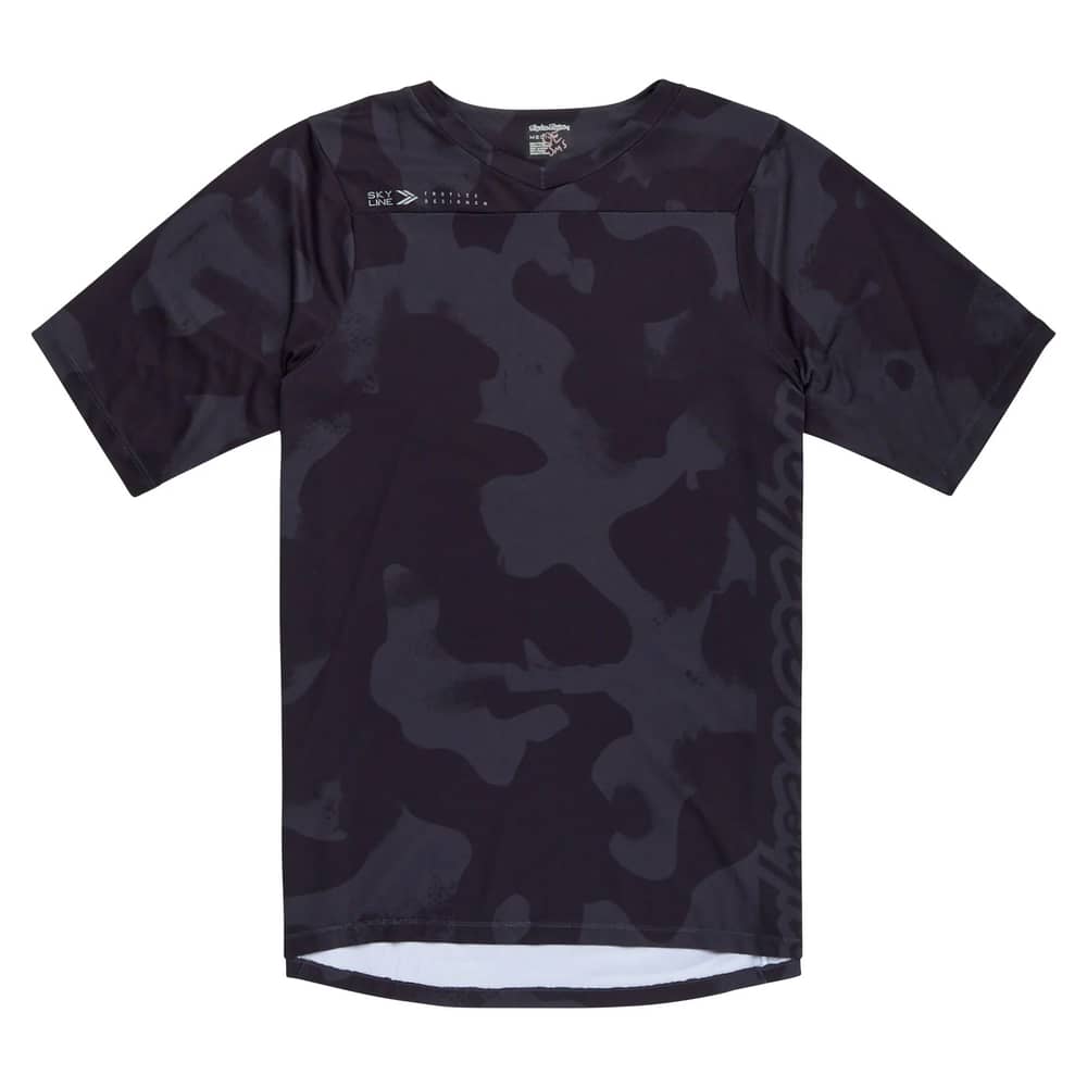 Troy Lee Designs Troy Lee Designs | Skyline Ss Jersey Men's | Size Small In Scrubland Black