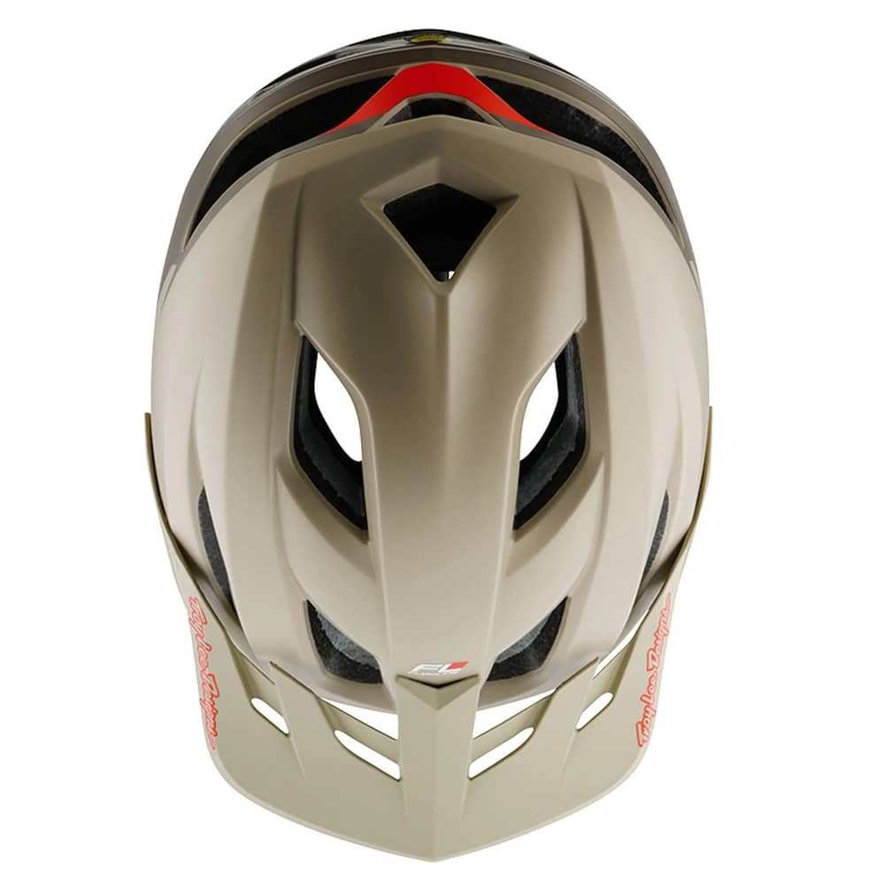 Troy Lee Designs Flowline Se Helmet W/Mips in Trooper Titanium - Image 4 of 5