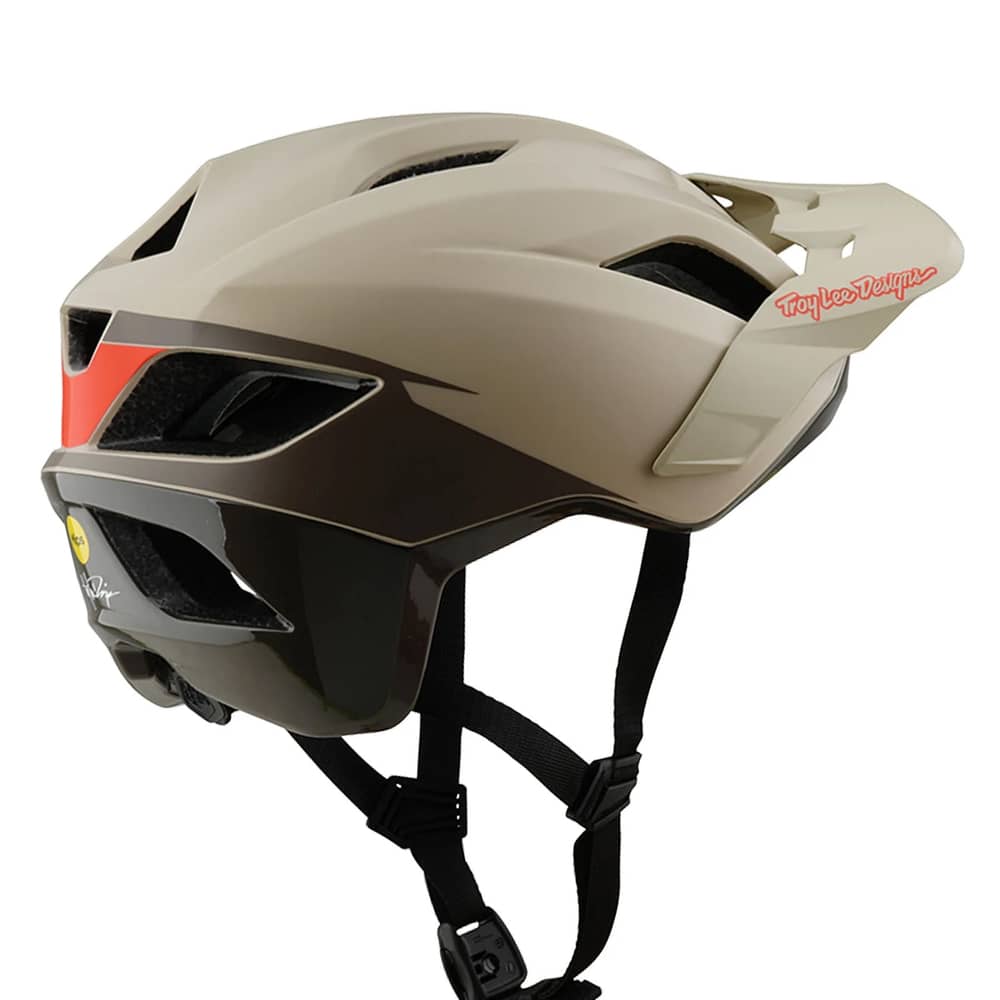 Troy Lee Designs Flowline Se Helmet W/Mips in Trooper Titanium - Image 2 of 5