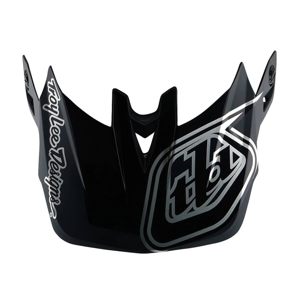 Troy Lee Designs D4 Polyacrylite Helmet W/Mips in Shadow Black - Image 10 of 12