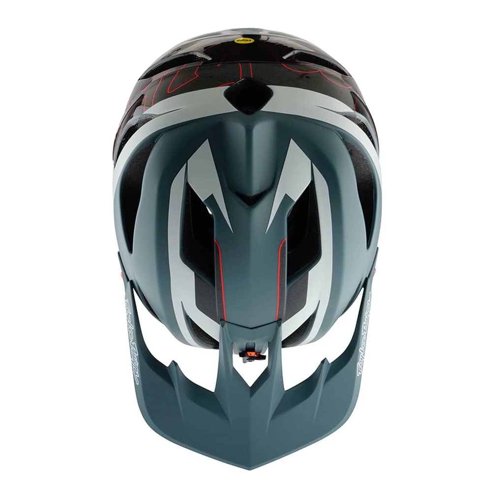 Troy Lee Designs Stage Helmet W/Mips in Neauwave Smoke - Image 5 of 5