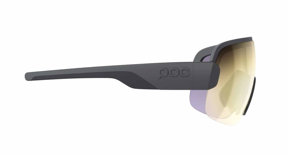 POC Aim Sunglasses in Uranium Black/Clarity Road/Partly Sunny Gold - Image 2 of 3
