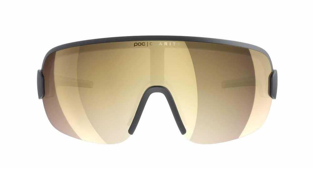 POC Aim Sunglasses in Uranium Black/Clarity Road/Partly Sunny Gold - Image 3 of 3