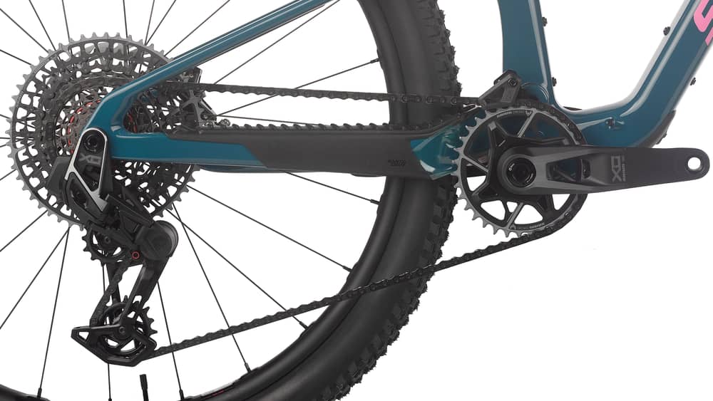 Santa Cruz Blur 4 CC 29 X0 AXS TR RSV Bike in Gloss Dark Teal - Image 2 of 5