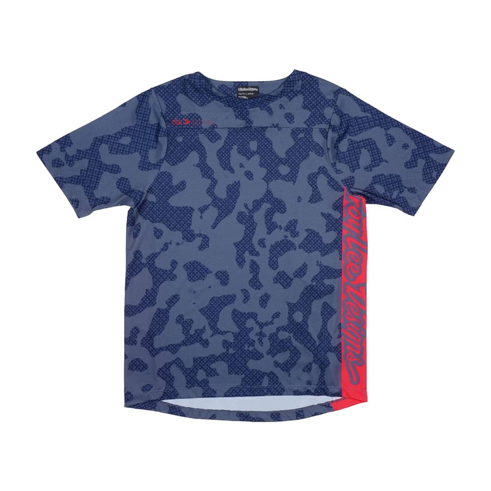 Troy Lee Designs Troy Lee Designs | Youth Skyline Ss Jersey Men's | Size Large In Scrubland Steel Blue
