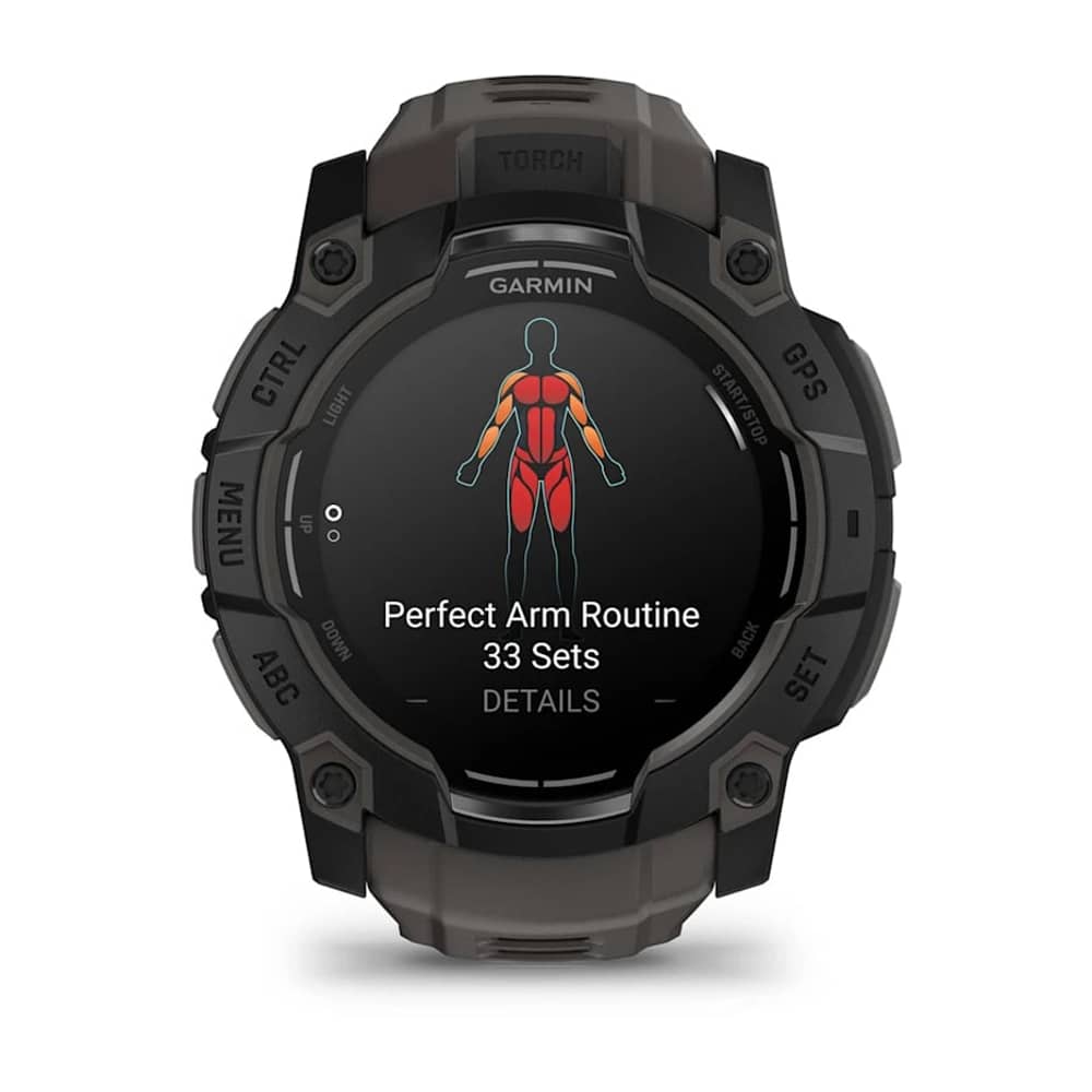 Garmin Instinct 3 50mm AMOLED in Black/Charcoal - Image 3 of 8