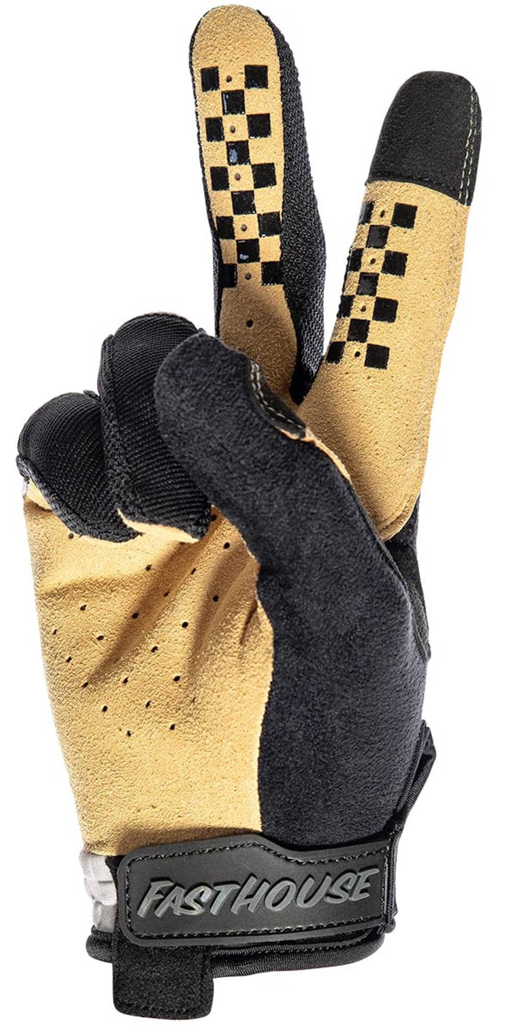 Fasthouse Ridgeline Chandler Glove in Light Gray - Image 3 of 4