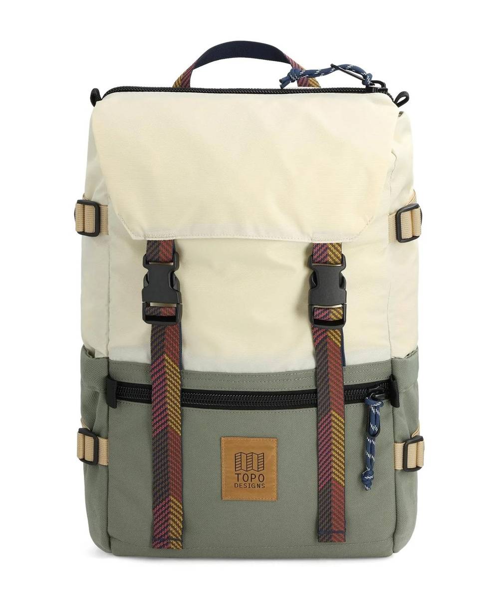 Topo Designs Rover Pack Classic in Bone White/Beetle - Image 2 of 3