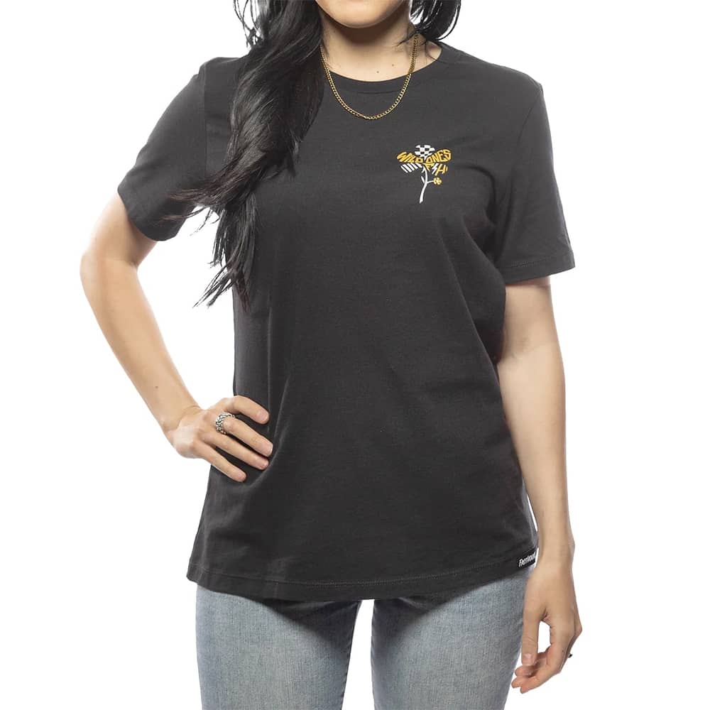 Fasthouse Women's Garden Party SS Tee in Black - Image 5 of 6