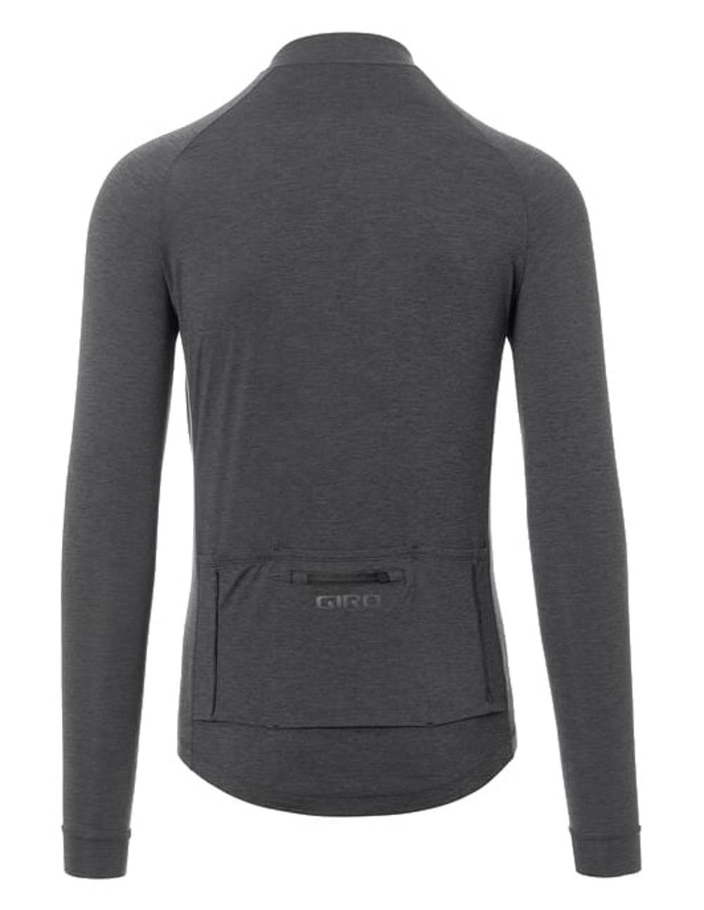 Giro Men's New Road LS Jersey in Charcoal Heather - Image 2 of 4