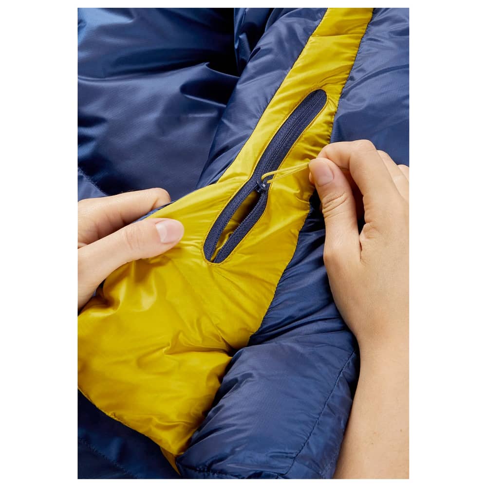 Rab Neutrino 600 Women's Down 10°F Sleeping Bag in Nightfall Blue - Image 3 of 3